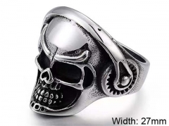 Stainless Steel Skull Rings Wholesale - HY0150R0385