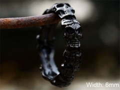 Stainless Steel Skull Rings Wholesale - HY0012R692