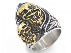 Stainless Steel Skull Rings Wholesale - HY0153R0332