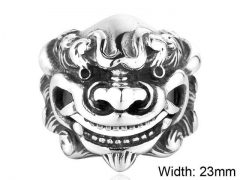 Stainless Steel Skull Rings Wholesale - HY0143R0601