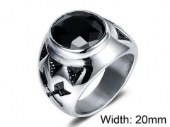 Stainless Steel Jewelry Wholesale - Stainless Steel Rings - HY002R0069HMR