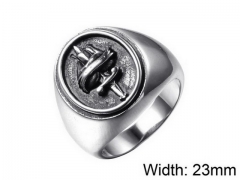 Stainless Steel Jewelry Wholesale - Stainless Steel Rings - HY004R0090HMY