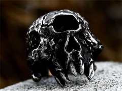 Stainless Steel Skull Rings Wholesale - HY0012R524