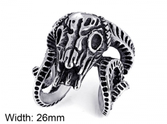 Stainless Steel Skull Rings Wholesale - HY0001R032