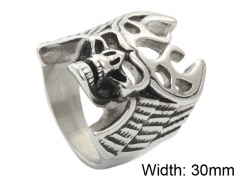 Stainless Steel Skull Rings Wholesale - HY0001R264