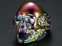 Stainless Steel Skull Rings Wholesale - HY0119R012