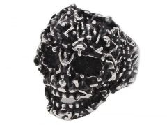Stainless Steel Skull Rings Wholesale - HY0013R1060