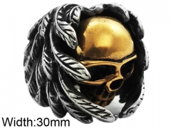 Stainless Steel Skull Rings Wholesale - HY0062R619