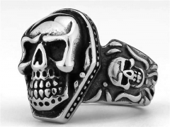 Stainless Steel Skull Rings Wholesale - HY0145R0128