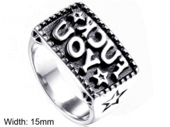 Stainless Steel Jewelry Wholesale - Stainless Steel Rings - HY004R274