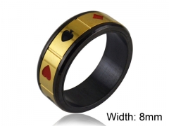 Stainless Steel Jewelry Wholesale - Stainless Steel Rings - HY0014R203