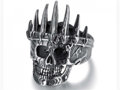 Stainless Steel Skull Rings Wholesale - HY0119R451