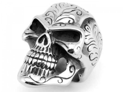 Stainless Steel Skull Rings Wholesale - HY0143R0585