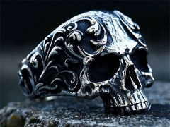 Stainless Steel Skull Rings Wholesale - HY0012R598