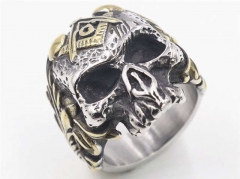 Stainless Steel Skull Rings Wholesale - HY0119R116