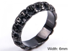 Stainless Steel Skull Rings Wholesale - HY0143R0573