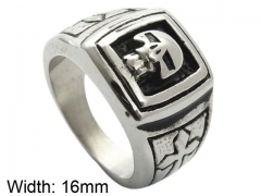 Stainless Steel Skull Rings Wholesale - HY0001R333