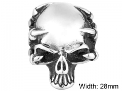 Stainless Steel Skull Rings Wholesale - HY0143R0552