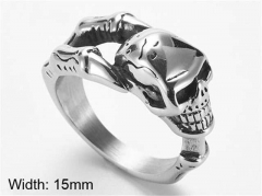 Stainless Steel Skull Rings Wholesale - HY0103R043