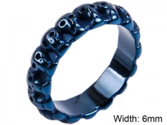 Stainless Steel Skull Rings Wholesale - HY0143R0572