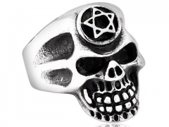 Stainless Steel Skull Rings Wholesale - HY0012R200