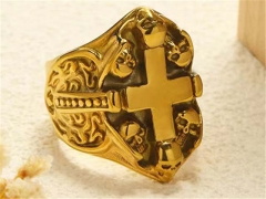 Stainless Steel Skull Rings Wholesale - HY0149R0450