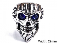 Stainless Steel Skull Rings Wholesale - HY0143R0570