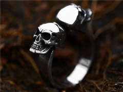 Stainless Steel Skull Rings Wholesale - HY0012R680