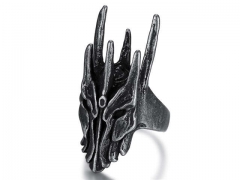 Stainless Steel Skull Rings Wholesale - HY0119R433