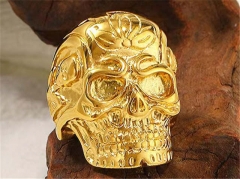 Stainless Steel Skull Rings Wholesale - HY0149R0634