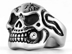 Stainless Steel Skull Rings Wholesale - HY0145R0140