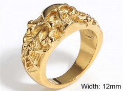 Stainless Steel Skull Rings Wholesale - HY0143R0568
