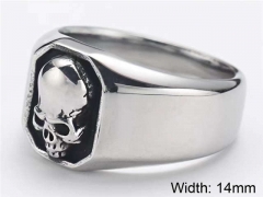 Stainless Steel Skull Rings Wholesale - HY0143R0060