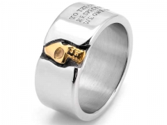 Stainless Steel Skull Rings Wholesale - HY0143R0210