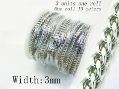 Stainless Steel Jewelry Wholesale - Stainless Steel Chains - HY70A3112LLS