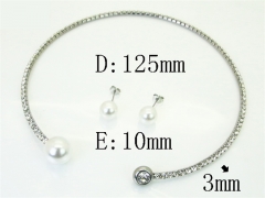 Stainless Steel Jewelry Wholesale - Stainless Steel Jewelry Sets - HY59S2634HMV
