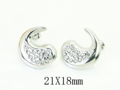 Stainless Steel Jewelry Wholesale - Stainless Steel Earrings - HY30E2470NR