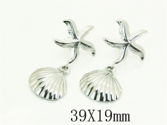 Stainless Steel Jewelry Wholesale - Stainless Steel Earrings - HY30E2280PZ
