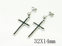 Stainless Steel Jewelry Wholesale - Stainless Steel Earrings - HY24E0152CNL