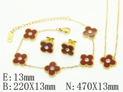 Stainless Steel Jewelry Wholesale - Stainless Steel Jewelry Sets - HY30S0249HPX
