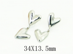 Stainless Steel Jewelry Wholesale - Stainless Steel Earrings - HY30E2455OL