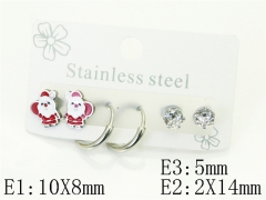 Stainless Steel Jewelry Wholesale - Stainless Steel Earrings - HY54E0221ML