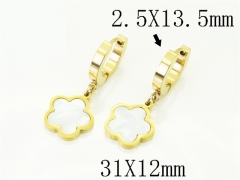 Stainless Steel Jewelry Wholesale - Stainless Steel Earrings - HY24E0158SOL