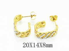 Stainless Steel Jewelry Wholesale - Stainless Steel Earrings - HY48E0149DML