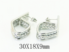 Stainless Steel Jewelry Wholesale - Stainless Steel Earrings - HY30E2484NA