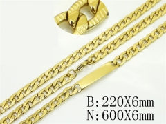 Wholesale Stainless Steel Bracelets & Necklaces Sets - HY40S0578HXX