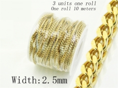 Stainless Steel Jewelry Wholesale - Stainless Steel Chains - HY70A3111HSDW