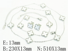 Stainless Steel Jewelry Wholesale - Stainless Steel Jewelry Sets - HY59S2597HPS