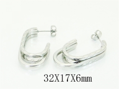 Stainless Steel Jewelry Wholesale - Stainless Steel Earrings - HY30E2447NG