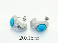 Stainless Steel Jewelry Wholesale - Stainless Steel Earrings - HY48E0118PW